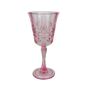 Copa de Vino de Plástico Irrompible con Corte de Cristal y Color Personalizado - Product Image 1