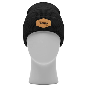 Gorro de Punto Acanalado Unisex, Color Sólido, Gorro Cálido de Invierno, Estilo Casual para Adultos - Product Image 3