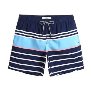 INDEX Pantalones cortos de baño de secado rápido para hombre con estampado de estrellas de mar, azules, de poliéster, UPF 50, para uso en exteriores - Product Image 6