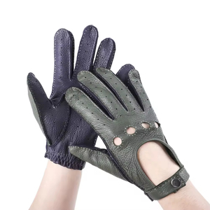 Gants de conduite en cuir de daim de qualité supérieure, gants en cuir tendance pour la conduite automobile, les sports et les activités de plein air, produits de conduite - Product Image 5