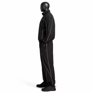 ODM New Stylish Men's Warm Windbreaker <b>Jacket</b> with <b>Zipper</b> Winter Windproof Windbreaker Set Wholesale Custom Fashion Tracksuit - Product Image 2