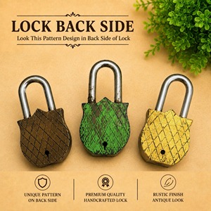 Candado de latón y acero con forma de caballo, con tecnología de bloqueo avanzada y candado duradero de alta calidad para una protección máxima. - Product Image 5
