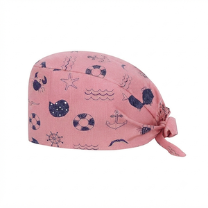 100% Cotton Reusable Unisex <b>Nurse</b> Cap Scrub Hat Bouffant One Size Multi Color Hospital Use - Product Image 4