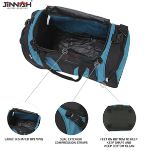 Sacs de sport personnalisés, sacs de sport de musculation avec compartiment pour chaussures, poche imperméable pour hommes, résistants à l'eau et durables - Product Image 3