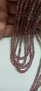 Perles Rondelles Facettées en Grenat Naturel de Malaisie, Taille 5mm à 5.5mm, Bijoux pour Femme, Meilleur Prix, Cadeau, Certifié IGI, Vente en Gros par un tiers - Product Image 2