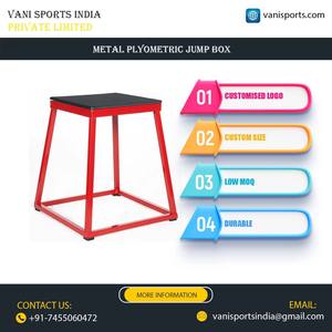 Caja de Salto Pliométrica de Metal Resistente de 18 Pulgadas, Directo de Fábrica, Caja de Entrenamiento Pliométrica de Acero para Gimnasio, CrossFit y Entrenamiento Físico - Product Image 3