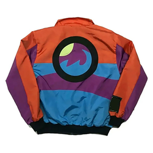 Ensemble de survêtements coupe-vent légers et imperméables en polyester et nylon pour hommes, avec logo, couleur contrastante, pour l'extérieur, vente en gros - Product Image 3