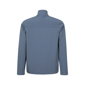 Chaqueta de Forro Polar para Hombre, Color Sólido, Cuello Alto, Cierre de Cremallera, Resistente al Viento, Ropa Casual para Exteriores, Otoño, Corte Regular, Material de Poliéster - Product Image 3