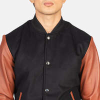 Veste universitaire personnalisée haut de gamme, veste de baseball universitaire, fournisseur en gros