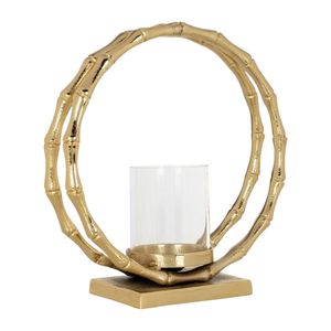 Support à bougie en aluminium au design tendance avec finition dorée pour la décoration de la chambre, l'éclairage de table et la décoration de mariage. - Product Image 4