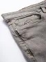Jean décontracté en denim tissé pour homme, coupe large, taille mi-haute, déchiré, ample, écologique, résistant à la décoloration - Product Image 3