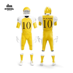 Camisetas de Fútbol Americano Personalizadas de Manga Corta, Tallas Grandes, Tela de Poliéster Resistente, Uniformes de Equipo para Jugadores Adultos - Product Image 2
