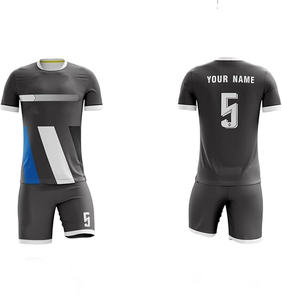 Ropa deportiva, camiseta de fútbol para hombre, pantalones cortos y camiseta, jugadores de entrenamiento, kit de uniforme de atletas, camiseta de fútbol de marca - Product Image 2