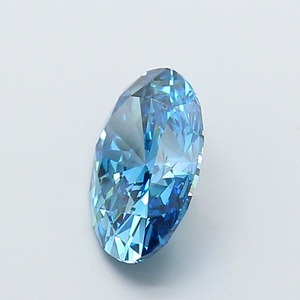 Diamant ovale bleu vif fantaisie de 2,01 carats, cultivé en laboratoire, certifié IGI, qualité VVS2, polissage excellent, pierre synthétique CVD pour la création de bagues de luxe - Product Image 3
