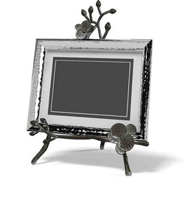 Heritage Style Cast Aluminum Gold Vine <b>Frame</b> Handcrafted Intertwined Twig <b>Border</b> Photo Display - Product Image 3