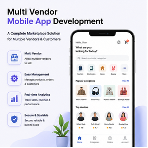 Desarrollo de Aplicaciones de Mercado Multivendedor Avanzado con Gestión de Pedidos y Proveedores en Tiempo Real - Product Image 1