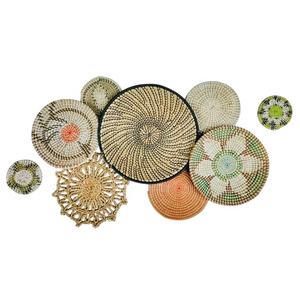 Classic Home Decor Seagrass Wall Hanging Basket for Living Room for <b>Mats</b> and Pads - Product Image 2