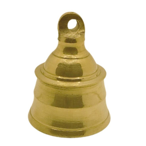 Cloche de prière artisanale en laiton poli doré de qualité supérieure avec chaîne, style vintage, à fixer au mur pour l'entrée du jardin ou la maison - Product Image 1