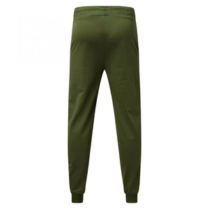 Conjunto Deportivo con Capucha para Hombre, Verde Sólido, Elástico en Cuatro Direcciones, Cierre con Cordón, Forro Polar de Poliéster, Ropa Casual de Otoño - Product Image 5