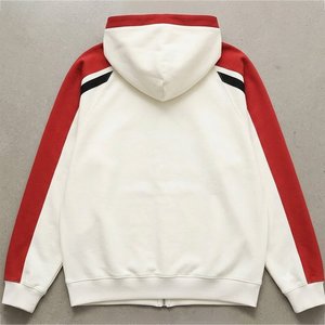Sweat-shirt à capuche en molleton blanc pour femme, col rond, personnalisable avec logo, tricoté, décontracté, hiver, ODM, très vendu - Product Image 2