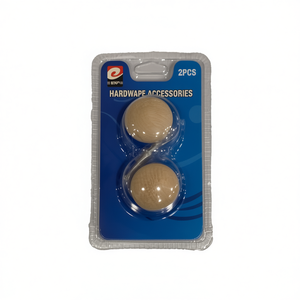 TIRADOR 12U 2pcs Poignées en bois avec revêtements antidérapants de qualité supérieure pour un rangement sécurisé - Product Image 2