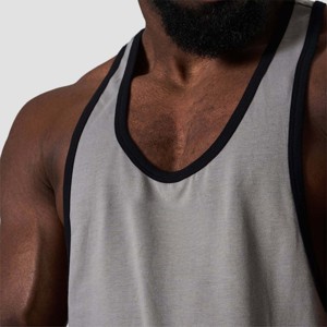 <b>Singlet</b> Tank Top <b>for</b> <b>Men</b> Made 100% Cotton Breathable O-Neck Heat-Transfer Printed Smart Casual Great <b>for</b> Summer Workouts 220g - Product Image 5