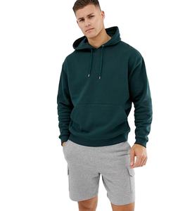 Sudadera con capucha de algodón pesado, ropa personalizada con servicio OEM, color verde oscuro, Anti- pilling, barata, desgastada, a granel - Product Image 1