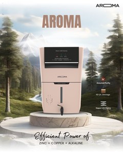 Système de purification d'eau AROMA, système de filtration RO UV UF cuivre zinc alcalin, système de traitement d'eau multi-étapes, qualité alimentaire - Product Image 2