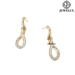 Best Quality Natural VVS Diamond <b>Stud</b> Earrings 925 Sterling <b>Silver</b> Rhodium Plated IGI Certified Trendy Wedding Jewelry Jewelux - Product Image 4