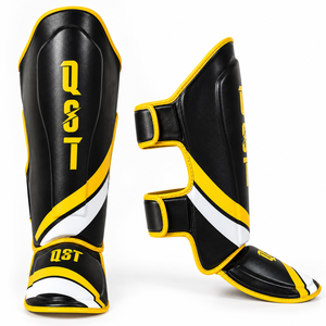 Protections de tibia de haute qualité pour la boxe, le kickboxing, la protection rembourrée des tibias pour le Muay Thai, le MMA, l'entraînement aux arts martiaux - Product Image 1