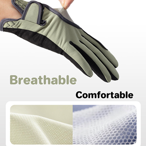 Custom Logo Equestrian Horse Riding Gloves Best Quality Multi-function <b>Full</b> Finger Design Anti <b>Slip</b> Riding Gloves - Product Image 4