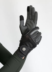 Gants d'équitation professionnels personnalisés avec logo, fourniture en gros, ultra respirants, en cuir pour l'hiver, service OEM. - Product Image 4