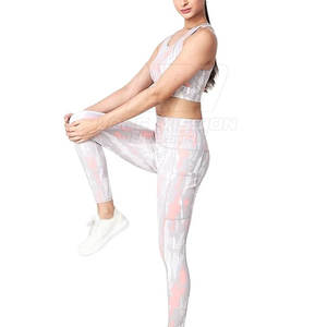 Services OEM, ensemble de yoga pour femmes, dernier style, ensemble de yoga pour femmes de haute qualité, ensemble de yoga pour femmes sur mesure - Product Image 4