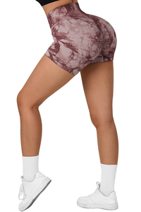 Seamrewear Women Ribbed Scrunch Butt Yoga Shorts <b>Toe</b> High Waist Butt Lift Fitness Biker Shorts Top Hot Sale - Product Image 5