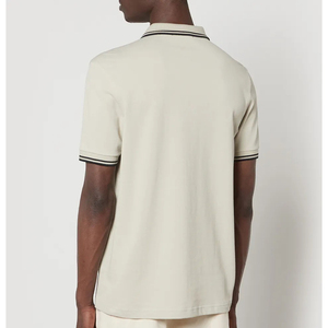 Polo de golf pour homme 230 GSM en coton et élasthanne extensible, vêtements de performance, fournisseur d'usine OEM - Product Image 5