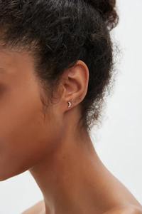 Pendientes de Diamante Cultivado en Laboratorio con Forma de Corazón, Oro de 14K, Pendientes de Hélice con Rosca para Cartílago, Joyería Elegante para Mujer, Regalo - Product Image 2