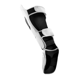 Professional Customized High Quality PU Leather Sports Leg Boxing Shin Guard Lace-Up Closure Breathable Lightweight Durable - Product Image 2