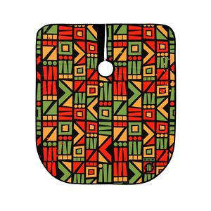 Capes de barbier noires professionnelles personnalisées de haute qualité avec logo imprimé pour salon de coiffure - Product Image 5