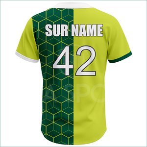 ชุดเบสบอลสั่งทำพิเศษลดราคาพิเศษ รับสั่งจำนวนมากและจำนวนน้อย ขั้นต่ำในการสั่งซื้อน้อย แห้งเร็ว ระบายอากาศได้ดี ชุดทีม รับผลิตแบบ OEM - Product Image 3