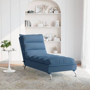 Chaise longue de massage bleue - Product Image 3