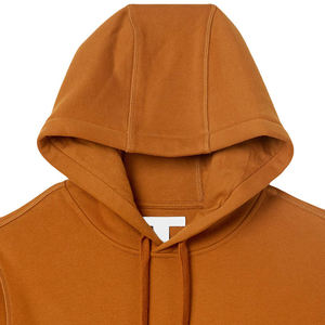 Sudadera con Capucha para Hombre, Color Sólido, Casual, con Bolsillo, Tejido de Felpa Francesa, Corte Regular, para Otoño - Product Image 5