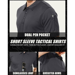 Polos pour hommes, adaptés à un usage quotidien, à la salle de sport, aux activités de plein air, aux voyages et aux sports. - Product Image 4