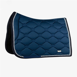 Almohadilla para Silla de Montar de Doma y Salto, Gris, Acolchada, Transpirable, Relleno de Poliéster, Forro de Malla, Uso en Entrenamiento, Correa de Sujeción - Product Image 4