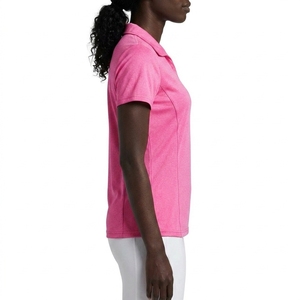 Camiseta Polo de Manga Corta con Cuello en V Abierto, Ajustada, Transpirable, de Secado Rápido, para Deportes, Golf, Tenis, Fabricante OEM/ODM Personalizado - Product Image 3