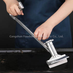 Grattoirs de barbecue en aluminium GS-16, outils de jardinage en métal facilement nettoyables, non revêtus - Product Image 2