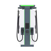 Station de recharge pour véhicules électriques Eway EW- ENC-DCL30kw 30KW DC GBT/CCS2, montage au sol, OCPP 1.6J, nouvelle station de recharge commerciale pour parking, câble de 5 m