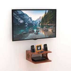 Étagère murale conçue exclusivement pour décodeur/routeur Wi-Fi/unité de divertissement TV (nombre d'étagères - 2) - Product Image 3