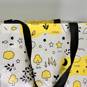 Bolsa de Mano Promocional en Forma de Barco, Laminada, de Polipropileno Tejido, Impermeable, OEM/ODM, Tejido de Polipropileno Engrosado, Hecha en Vietnam - Product Image 5