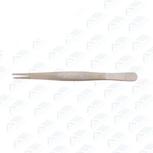 Pinzas de Disección Rectas de 5 Pulgadas, Acero Inoxidable, Mordazas Rectas con Patrón Serrado y Mango Cómodo, Profesional Médico - Product Image 4