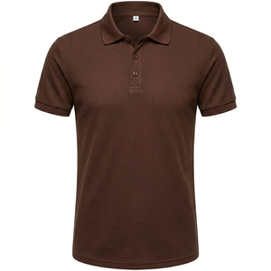 2026 Premium Quality Garment Dyed 100% Nylon Breathable Jersey Casual Customized Men's Short Sleeve for Shirts Front Logo Solid - Product Image 4